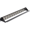 Patchpanel 19&quot; Keystone 24-portowy stopniowany czarny Delock 43278