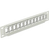 Patchpanel 10&quot; Keystone 12-portowy szary Delock 43309