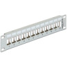 Patchpanel 10" Keystone 12-portowy metalowy szary Delock 43327