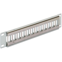 Patchpanel 10" Keystone 12-portowy metalowy szary Delock 43327