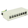 Patchpanel Desktop Keystone 8-portowy metalowy szary Delock 43336