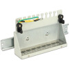Patchpanel Desktop Keystone 8-portowy metalowy szary Delock 43336