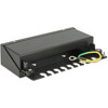 Patchpanel Desktop Keystone 8-portowy metalowy czarny Delock 43338