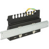 Patchpanel Desktop Keystone 8-portowy metalowy czarny Delock 43338