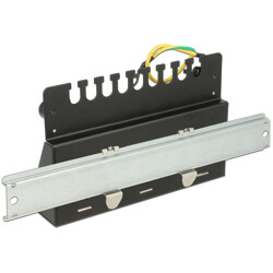 Patchpanel Desktop Keystone 12-portowy metalowy czarny Delock 43339