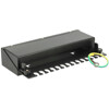 Patchpanel Desktop Keystone 12-portowy metalowy czarny Delock 43339