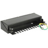 Patchpanel Desktop Keystone 12-portowy metalowy czarny Delock 43339