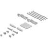 Krosownica Keystone 4-portowa czarna Delock 43409