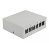 Krosownica Keystone 6-portowa szara Delock 43410