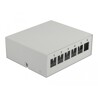 Krosownica Keystone 6-portowa szara Delock 43410