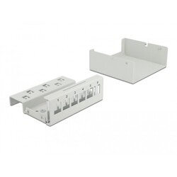 Krosownica Keystone 6-portowa szara Delock 43410