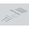 Krosownica Keystone 6-portowa czarna Delock 43411