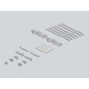 Krosownica Keystone 6-portowa czarna Delock 43411