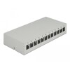 Krosownica Keystone 12-portowa szara Delock 43414