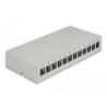 Krosownica Keystone 12-portowa szara Delock 43414