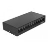 Krosownica Keystone 12-portowa czarna Delock 43415