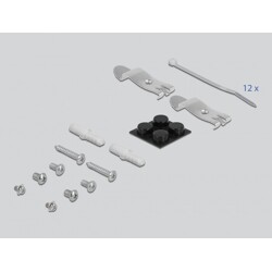 Krosownica Keystone 12-portowa czarna Delock 43415