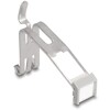 Uchwyt Keystone 1-portowy z polem opisowym na szynę DIN metalowy Delock 66477