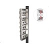 Uchwyt Keystone 12-portowy do montażu w stojaku 10″ i 19″ oraz na ścianie z możliwością odchylenia Delock 67040