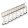 Uchwyt Keystone 12-portowy do montażu w stojaku 10″ i 19″ oraz na ścianie z możliwością odchylenia Delock 67040