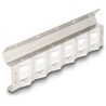 Uchwyt Keystone 12-portowy do montażu w stojaku 10″ i 19″ oraz na ścianie z możliwością odchylenia Delock 67040