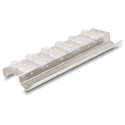 Uchwyt Keystone 12-portowy do montażu w stojaku 10″ i 19″ oraz na ścianie z możliwością odchylenia Delock 67040