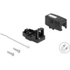 Keystone Surface Mounted Box 1-portowy z magnetycznym dnem czarny Delock 85840
