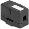 Keystone Surface Mounted Box 1-portowy z magnetycznym dnem czarny Delock 85840