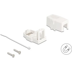 Keystone Surface Mounted Box 1-portowy z magnetycznym dnem biały Delock 85841
