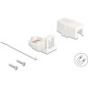Keystone Surface Mounted Box 1-portowy z magnetycznym dnem biały Delock 85841