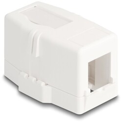 Keystone Surface Mounted Box 1-portowy z magnetycznym dnem biały Delock 85841