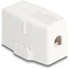 Keystone Surface Mounted Box 1-portowy z magnetycznym dnem biały Delock 85841