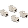 Moduł Keystone z gniazdem RJ45 Cat.6A STP 4 sztuki Delock 86050