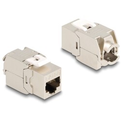 Moduł Keystone z gniazdem RJ45 Cat.6A STP 4 sztuki Delock 86050