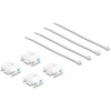 Moduł Keystone z gniazdem RJ45 Cat.6A STP 4 sztuki Delock 86050