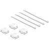 Moduł Keystone z gniazdem RJ45 Cat.6A STP 4 sztuki Delock 86050