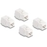 Moduł Keystone z gniazdem RJ45 Cat.6A UTP 4 sztuki Delock 86051