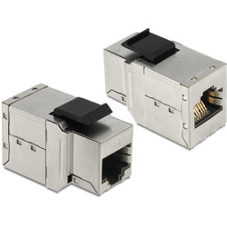 Moduł Keystone z gniazdem RJ45 do gniazda RJ45 Cat.6 Delock 86141