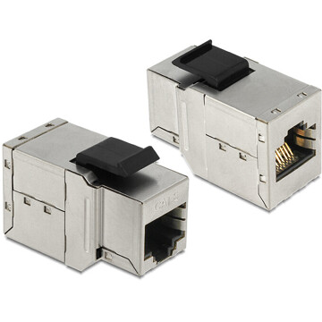 Moduł Keystone z gniazdem RJ45 do gniazda RJ45 Cat.6 Delock 86141