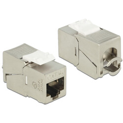 Moduł Keystone z gniazdem RJ45 do LSA Cat.6A STP kompaktowy Delock 86179