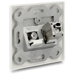 Gniazdo ścienne Keystone 2-portowe Delock 86202