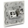Gniazdo ścienne Keystone 2-portowe Delock 86202