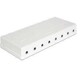 Skrzynka montowana powierzchniowo Keystone 8-portowa Delock 86209