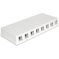 Skrzynka montowana powierzchniowo Keystone 8-portowa Delock 86209