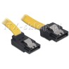 Kabel SATA górny/prosty 10 cm zatrzask Delock 82475
