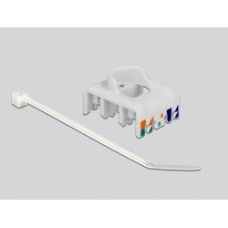 Moduł Keystone RJ45 do LSA beznarzędziowy Cat.6A UTP biały Delock 86266