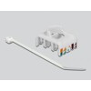 Moduł Keystone RJ45 do LSA beznarzędziowy Cat.6A UTP czarny Delock 86267
