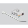 Moduł Keystone RJ45 do LSA beznarzędziowy Cat.6A UTP czarny Delock 86267