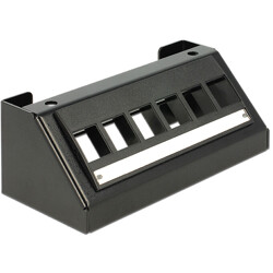 Panel multimedia Keystone 6-portowy czarny Delock 86268