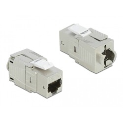 Moduł Keystone z gniazdem RJ45 Cat.6A beznarzędziowy Delock 86288